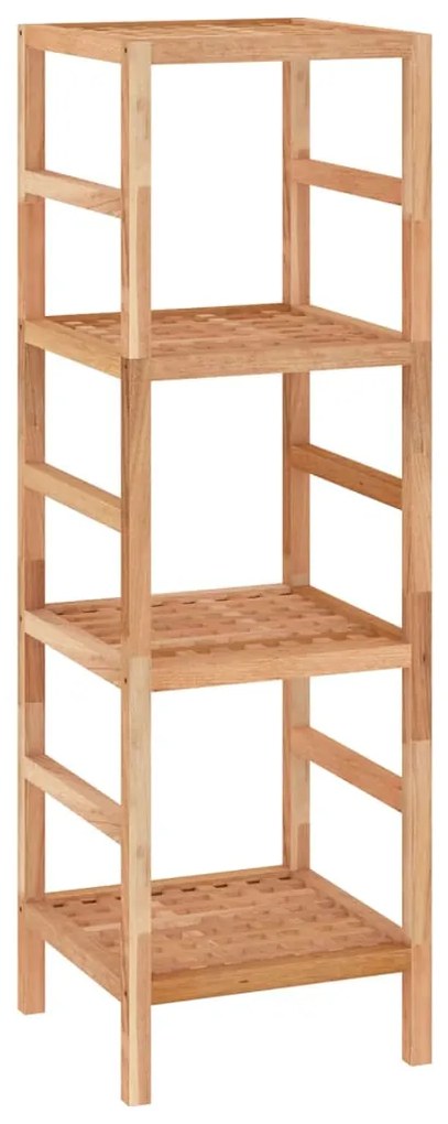 Scaffale da bagno 35,5x35,5x112,5 cm in legno massello di noce
