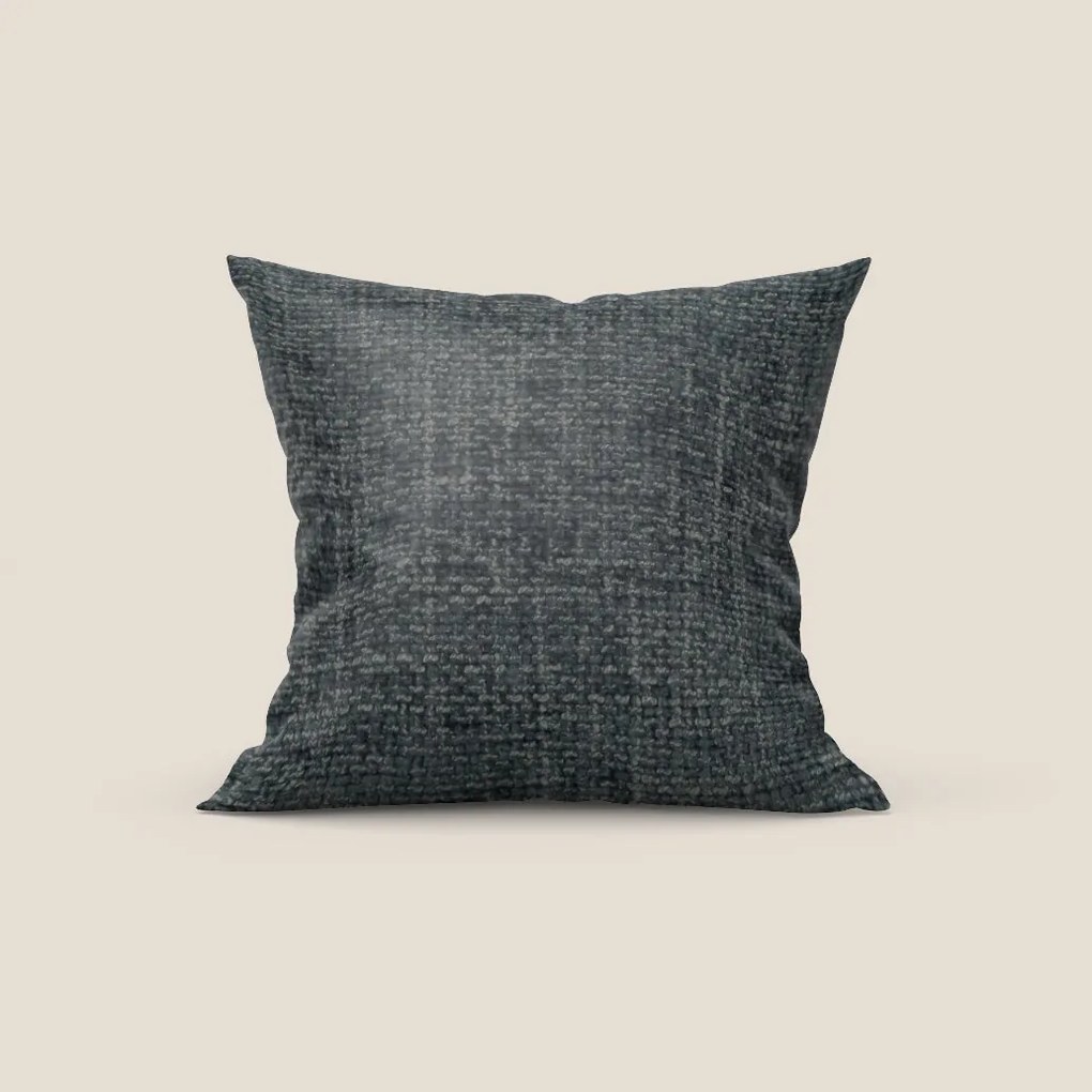 Montana cuscino disponibile in diversi colori realizzato in morbido tessuto a trama grossa impermeabile T10 antracite