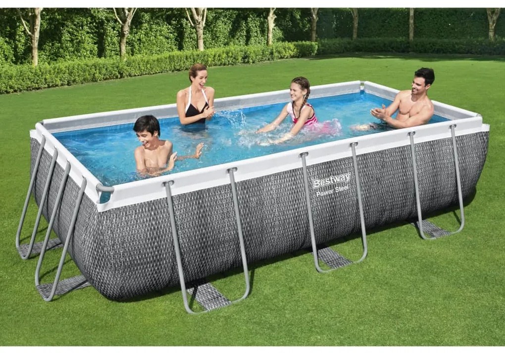 Set Piscina Power Steel 404x201x100 Cm /
