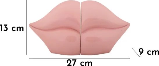 Ferma Libri Bocca Cm 27X9X13