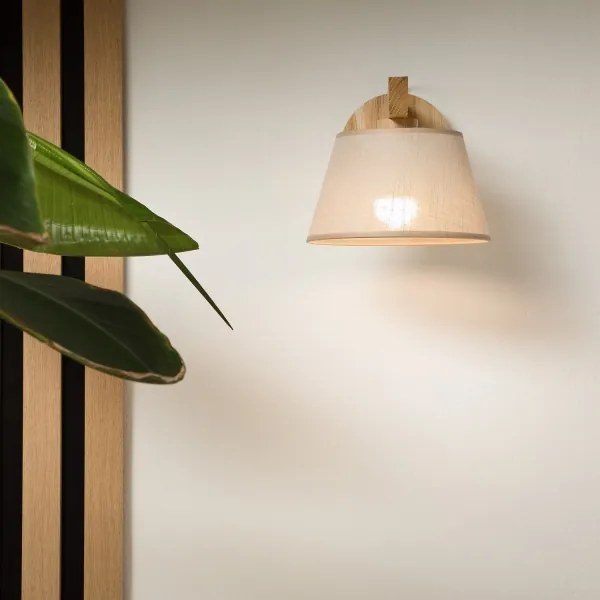 Lampada da parete ANTONIO 1xE14/40W/230V rovere