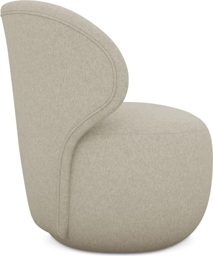 Poltrona beige Kama – Makamii