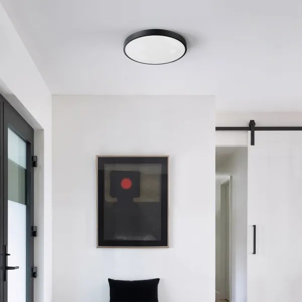 Brilagi - Lampada LED dimmerabile GLASS POOL DOUBLE LED/48W/230V 40 cm nera + telecomando