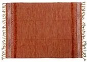 Tappeto moderno boston, stile kilim, 100% cotone, arancione, 230x160cm