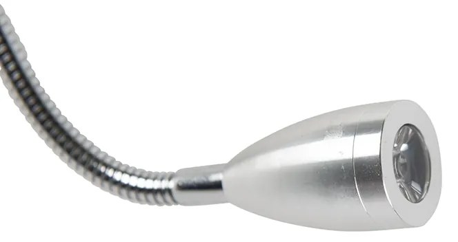 Lampada da parete moderna bianca con braccio flessibile - Brescia Combi