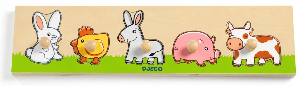 Puzzle di legno - Farm'n'co - nella fattoria