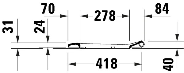 Duravit 28210000 - Sedile per WC D-CODE 37,4x43,3 cm bianco