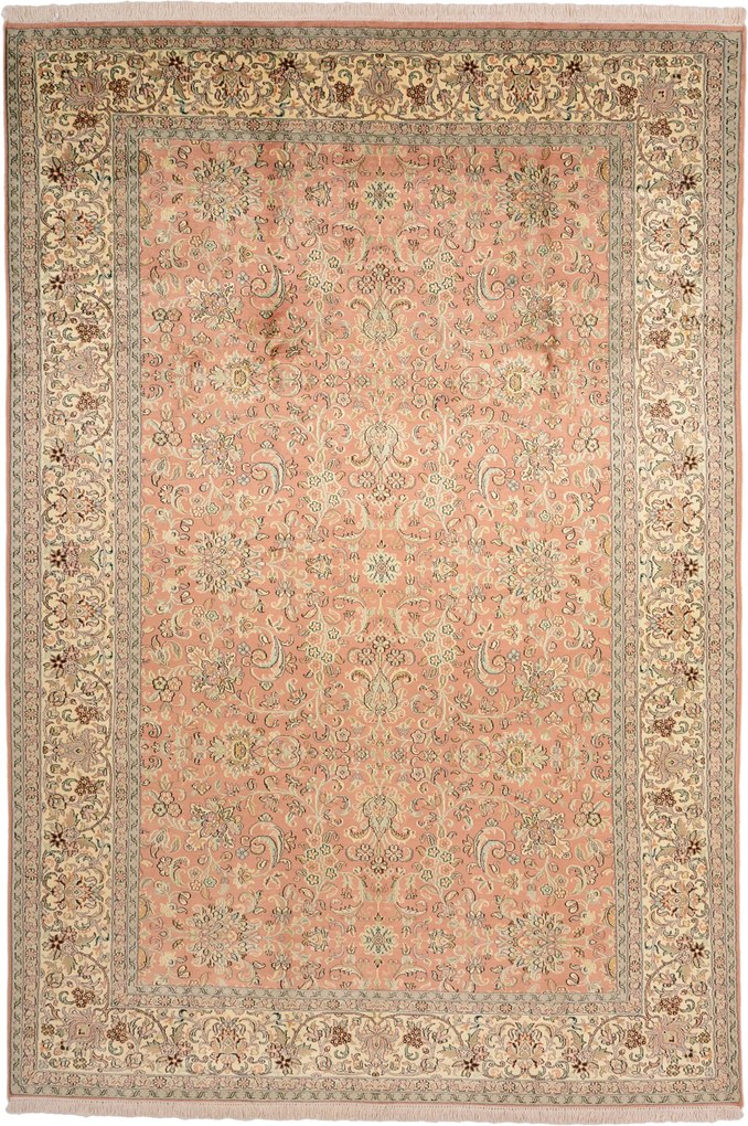 Cashmere Silk Tappeto orientale 270 x 190 (Indian) Annodato A Mano
