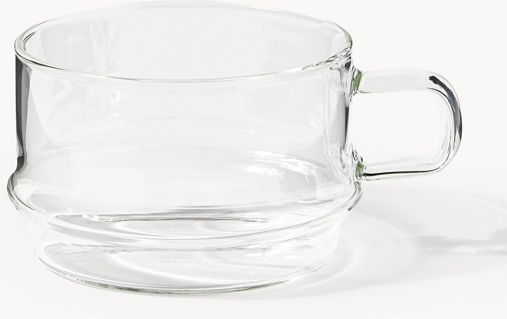 Set di 4 tazze fatte a mano impilabili Josh