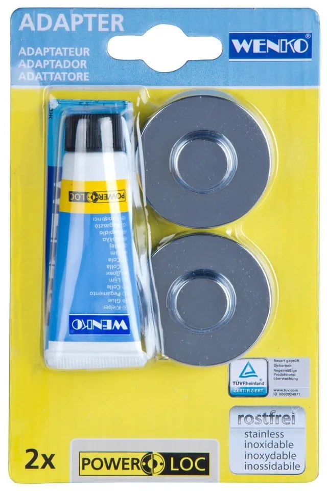 Set di fissaggio senza trapano Power-loc - Wenko