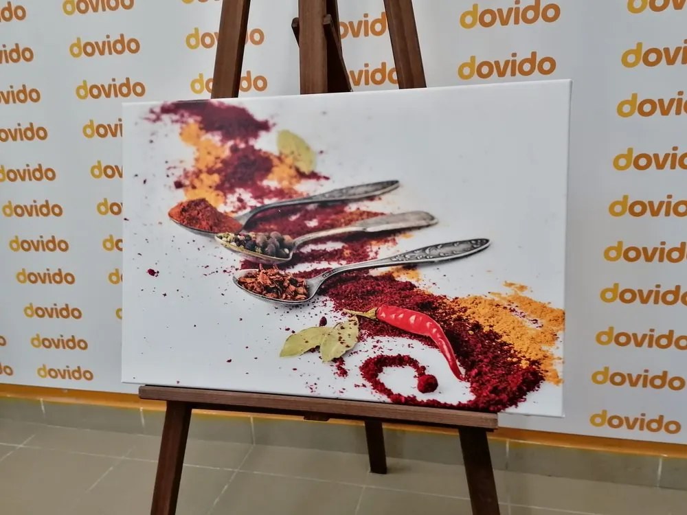 Stampa su tela – Miscela di spezie aromatiche
