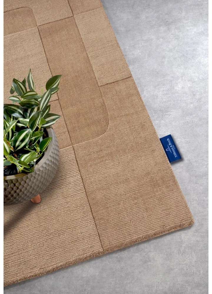 Passatoia beige in lana tessuta a mano 80x250 cm Charlotte - Villeroy&amp;Boch