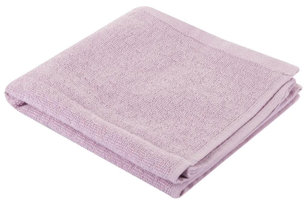 Asciugamano ospite rosa 40x50 cm in cotone Pop Corn