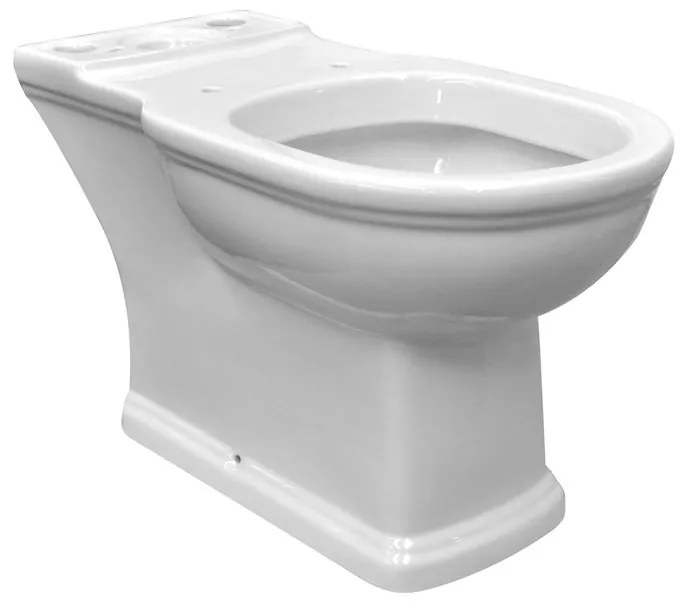 Vaso WC distanziato washington, sedile escluso P 70.5 x L 36 x H 40 cm bianco lucido