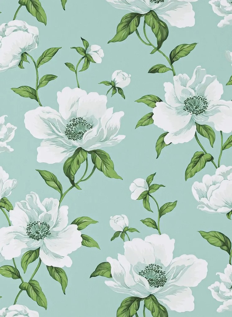 Manuel Canovas Carta da parati Bianca - Jade