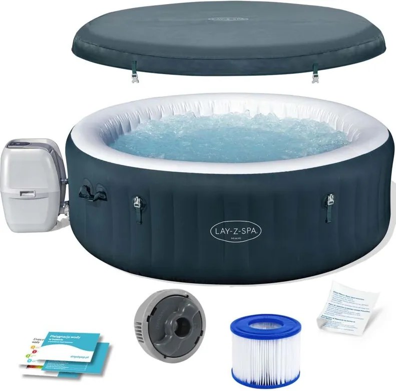 Spa gonfiabile Lay-Z Miami Green per 6 persone Bestway 6001D