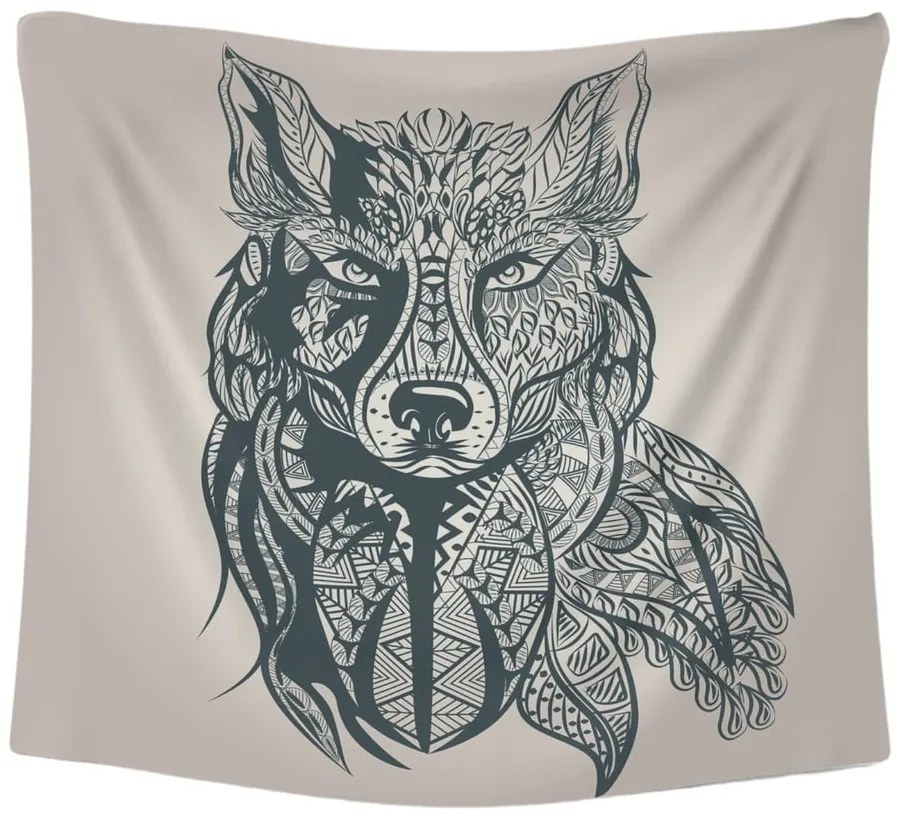 Arazzo 200x140 cm Wolf - Wallity