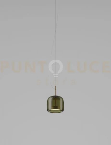 Jube sospensione s verde antico trasparente oro satinato 2 l2214  1...