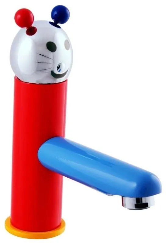 RAV Slezák SE326.0 - Miscelatore per lavabo JUNIOR 18,2 cm rosso/blu