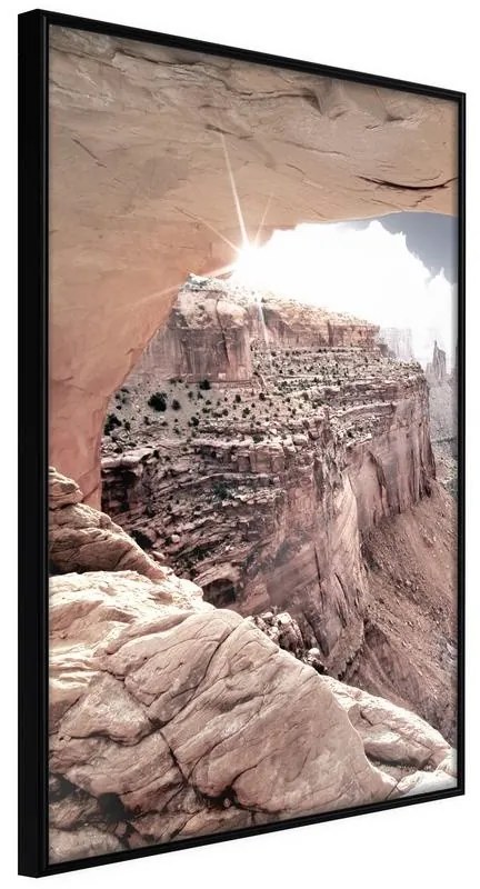 Poster  Beauty of the Canyon  Cornice Quadri Cornice nera, Larghezza x Altezza Home decor 20x30