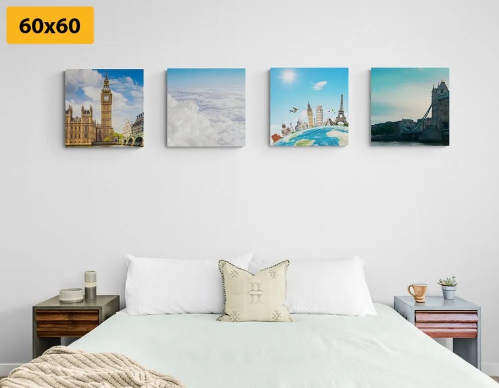 Set di quadri – Viaggio a Londra