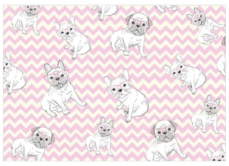 Fotomurale  Sweet Puppies  Larghezza x Altezza Home decor 100x70