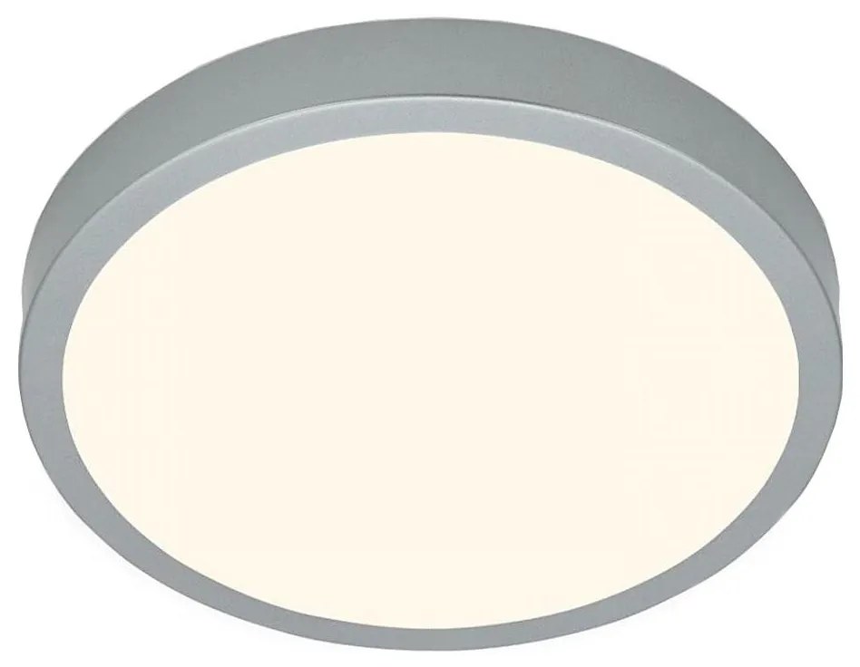 Briloner 3700-014-Plafoniera LED RUNA LED/16W/230V 3000K diametro 28cm argento