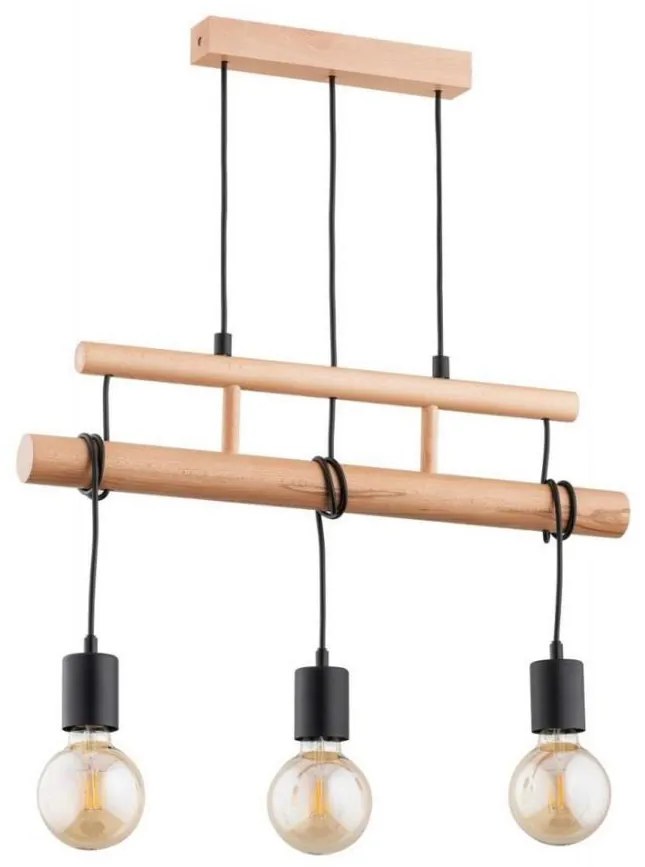 Lampadario a sospensione con filo ESTRA 3xE27/60W/230V