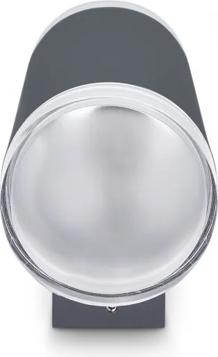 Brilagi - LED RGBW Applique da esterno MATERA 2xGU10/4,8W/230V antracite IP54