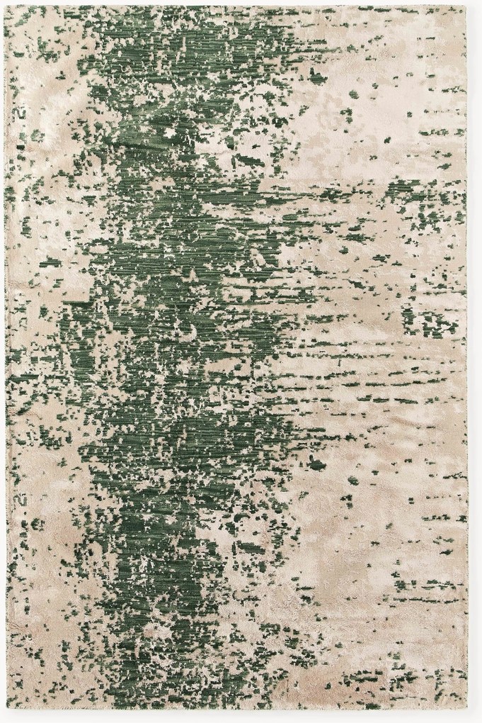 Tappeto in lana tessuto a mano con motivo astratto Cynthia