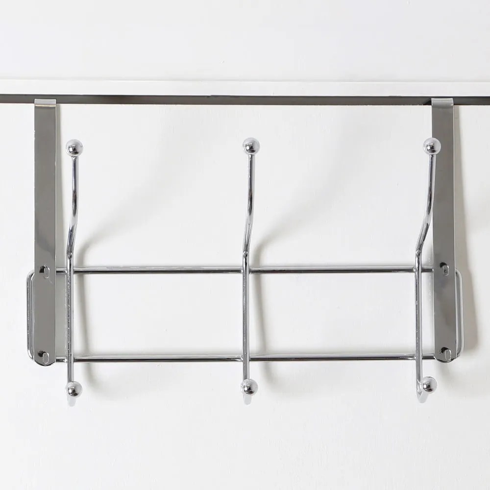 Appendiabiti in metallo argentato 11 cm Chrome - Premier Housewares