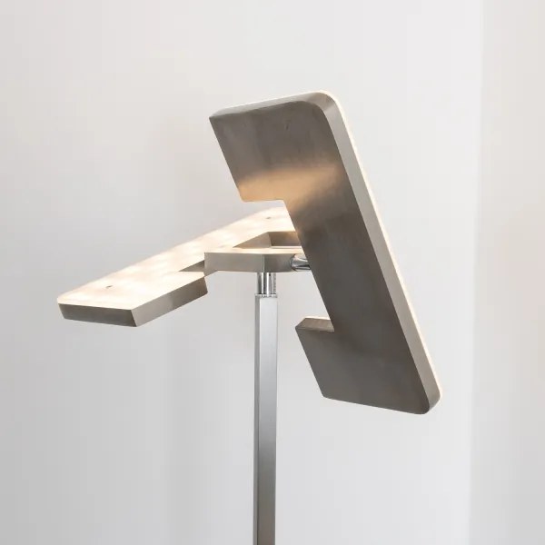 Eglo 33182 -Lampada da terra dimmerabile a LED SOLANO 1xLED/26W/230V+1xLED/3,2W cromo