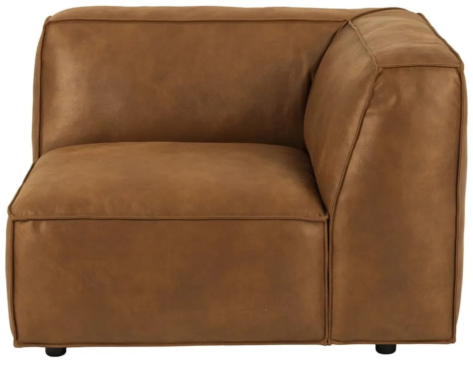 Modulo divano marrone cognac (angolo destro) Fairfield Kentucky - Bonami Selection