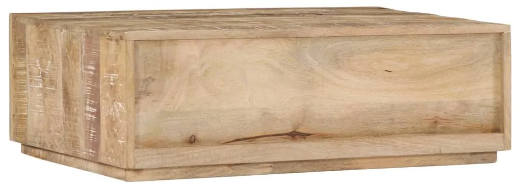 Tavolino da salotto 90x60x30 cm in legno massello di mango