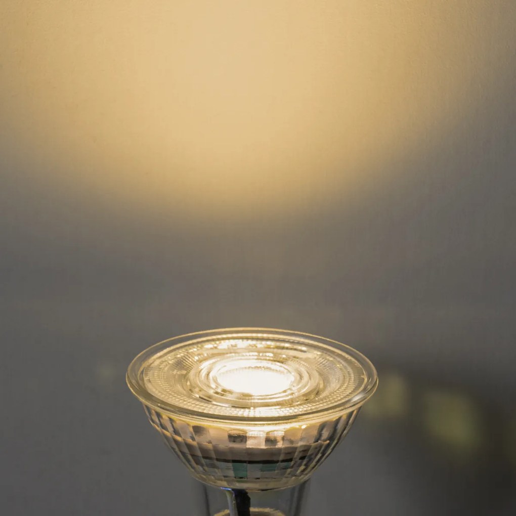 Set di 5 Lampadine LED GU10 50mm dimmerabili 3-step Kelvin Luminose 4.9W 450 lm 2000-2700K