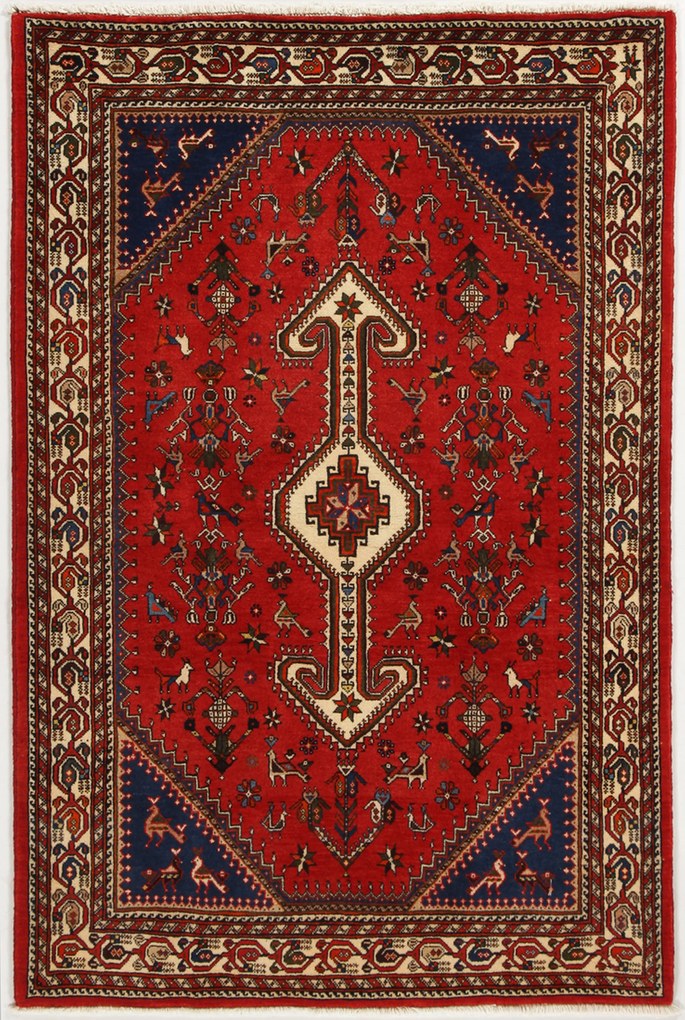 Nasrabad Tappeto 150 x 100 (Iran) Annodato A Mano