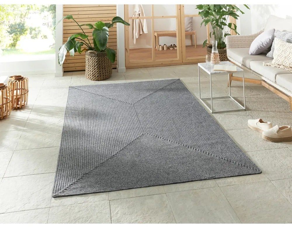 Tappeto grigio per esterni 150x80 cm - NORTHRUGS