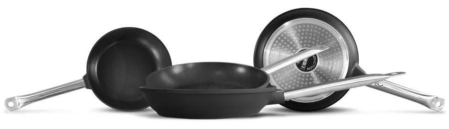 Padella di titanio in alluminio fuso con superficie antiaderente, ø 24 cm Titanium Professional - Hendi