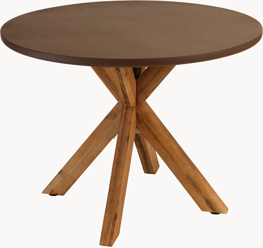Tavolo da giardino con gambe in legno di acacia Macabane