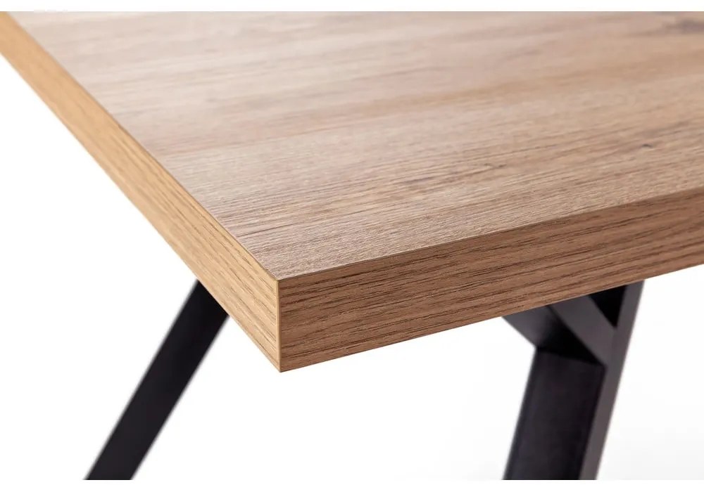 Tavolo da pranzo con piano in rovere massiccio 90x160 cm Marion – Marckeric