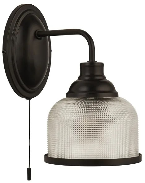 Searchlight 2671-1BK - Applique BISTRO 1xE27/60W/230V nero