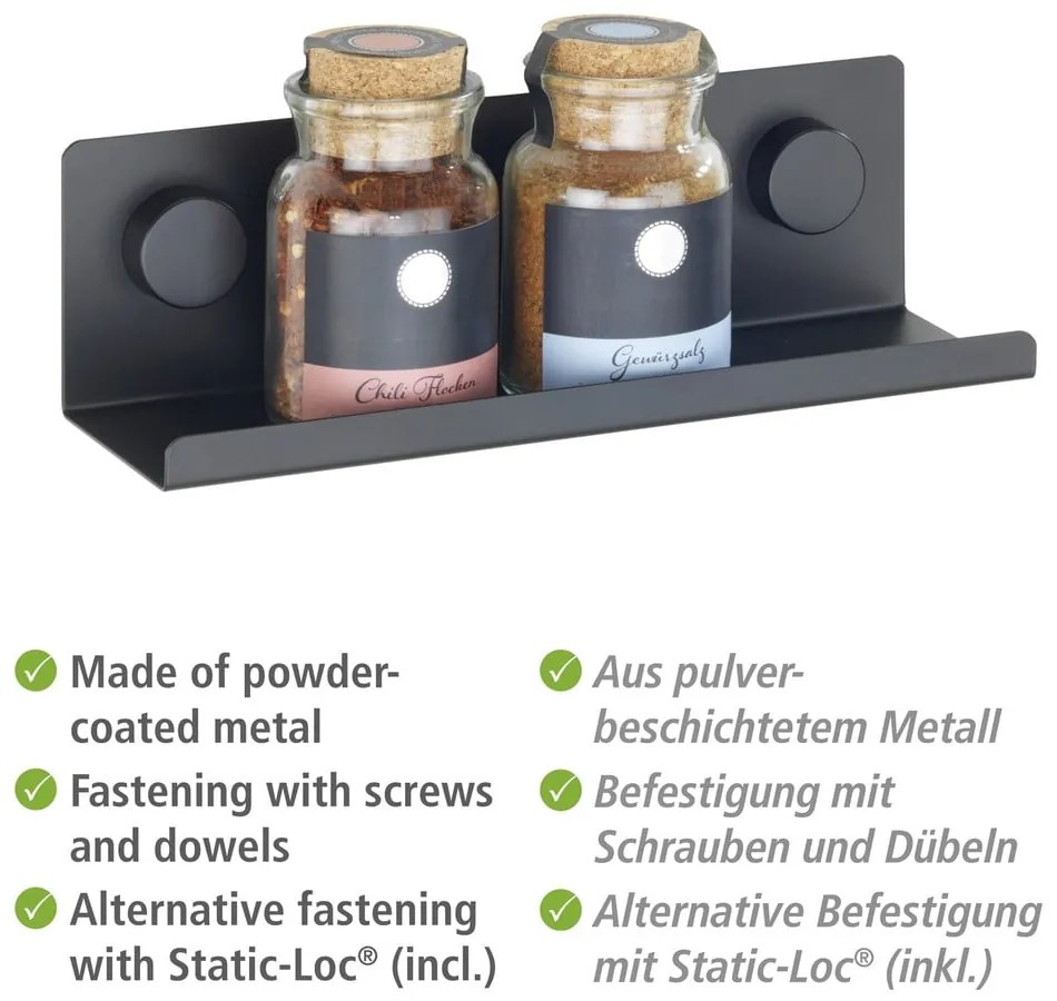 Organizzatore metallico autoportante per spezie Jet - Wenko