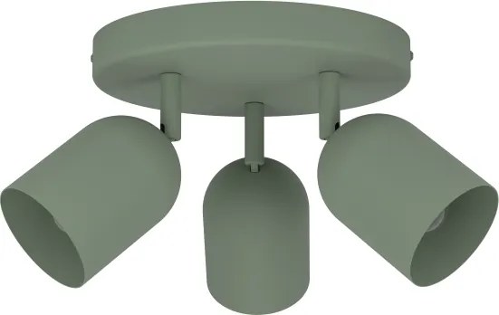 Eglo 44134 - Faretto TILSTON 3xE14/40W/230V verde