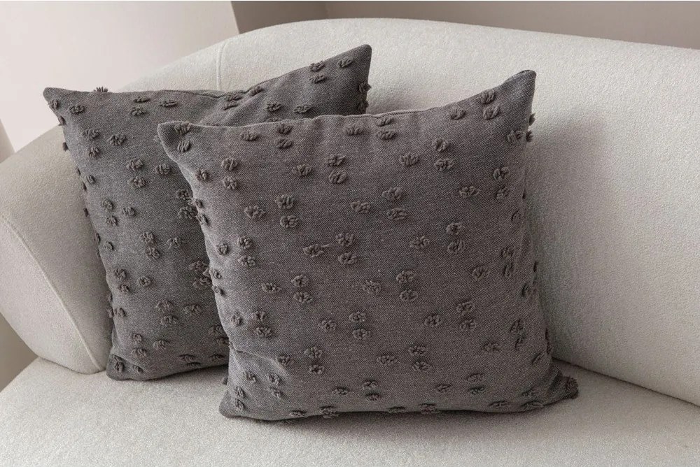 Federe decorative in set 2 pz 43x43 cm Tuffet – Mioli Decor