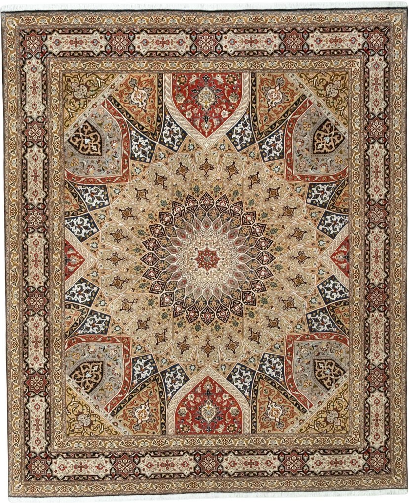 Tabriz Tappeto persiano 260 x 310 (Iran) Annodato A Mano