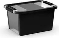 Scatola con coperchio nera in plastica 36,5x26x19 cm Bi-Box S – KIS
