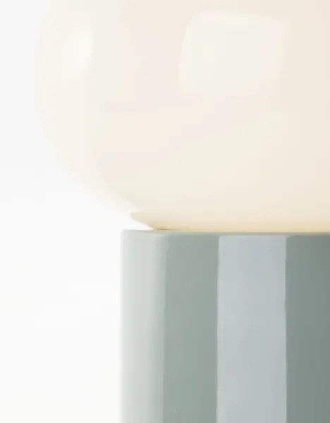 Brilliant - Lampada da tavolo KNUT 1xE27/25W/230V verde/bianco