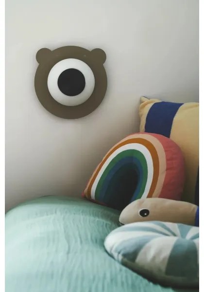 Nordlux - Applique per bambini BRUNA BEAR 1xE14/25W/230V orso