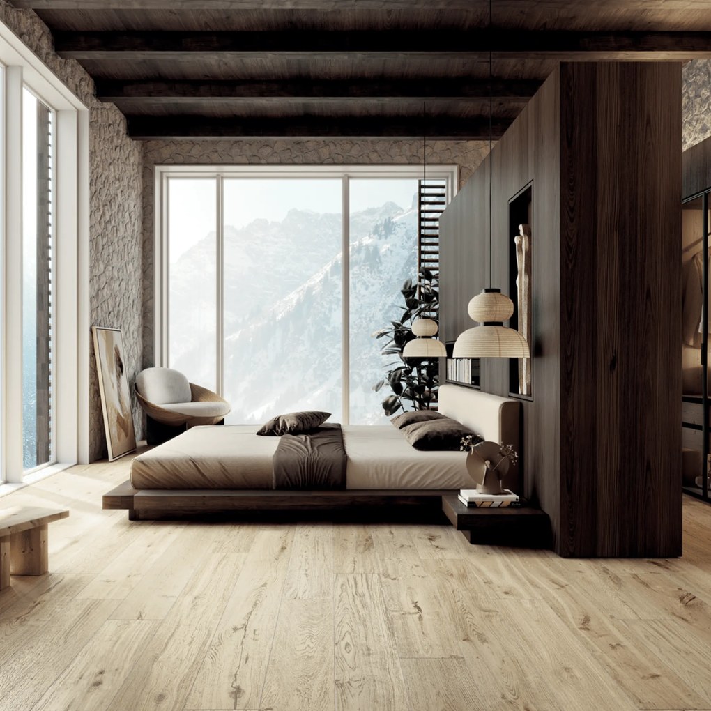 BluStyle By Cotto D'Este Rettificato 24x180 Cm "Wood Plank" Chamonix Soft