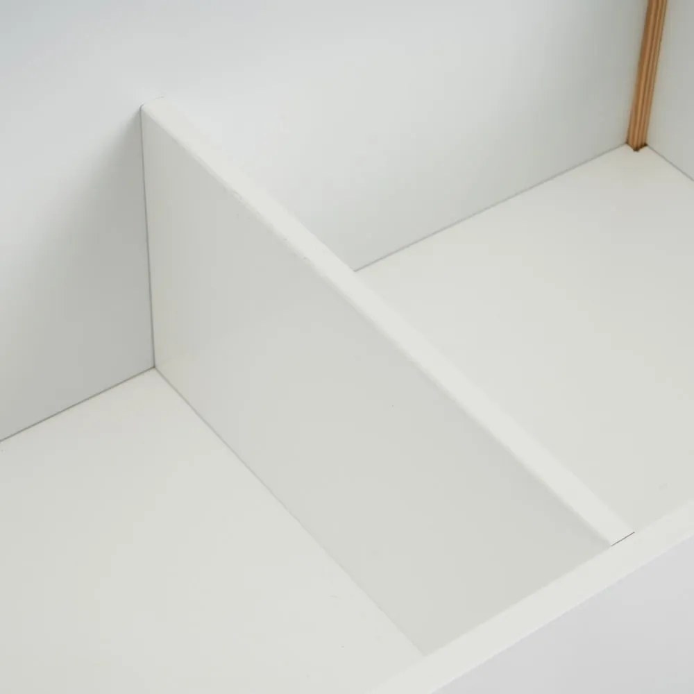 Libreria per bambini bianca 63x42 cm - Casa Selección
